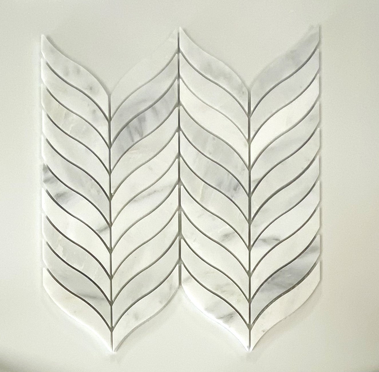 Cara Bella Leaf Small 1023 (Oriental white)