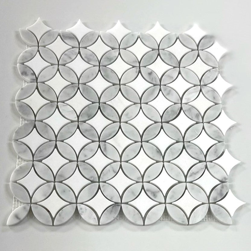 Greece Thassos white+Carrara white Polished CIRCLE ( L & D )