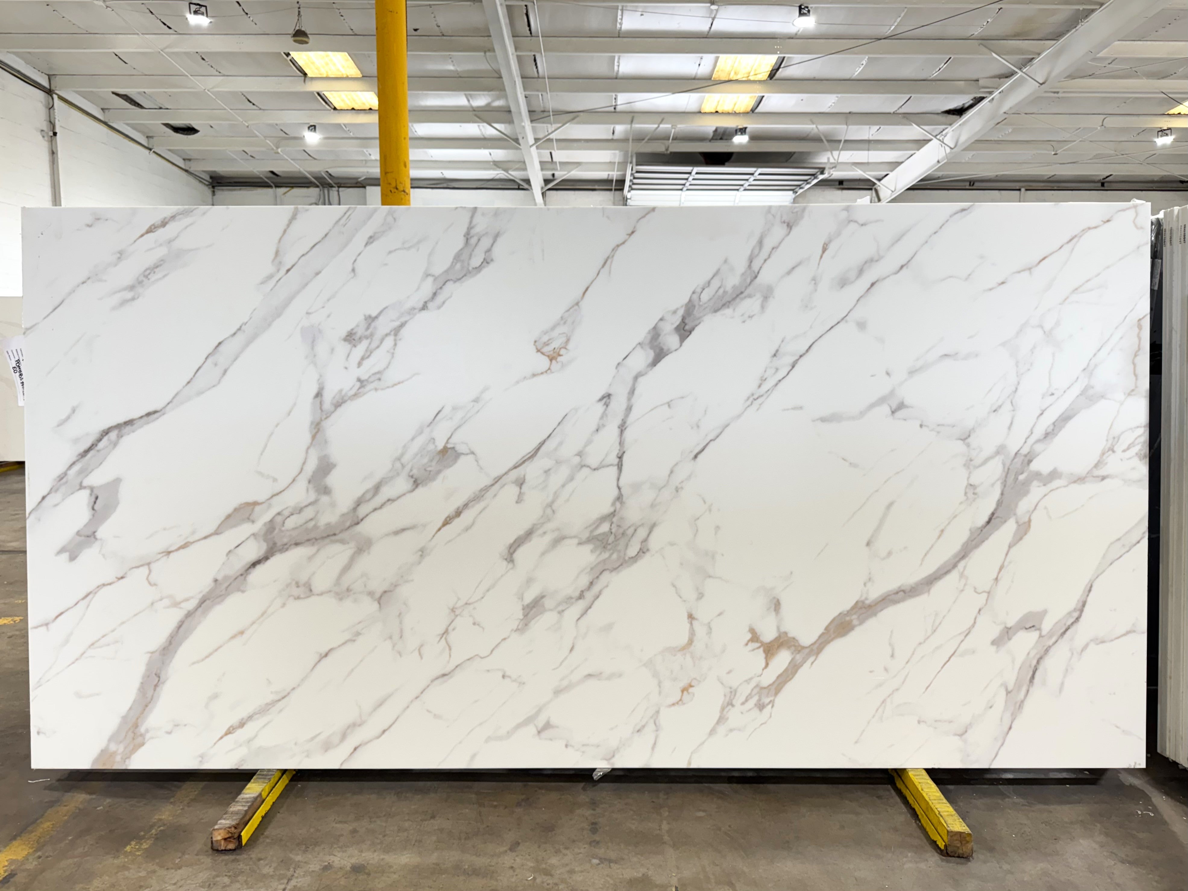 Calacatta Basilica 1205 Polaris Printed Quartz