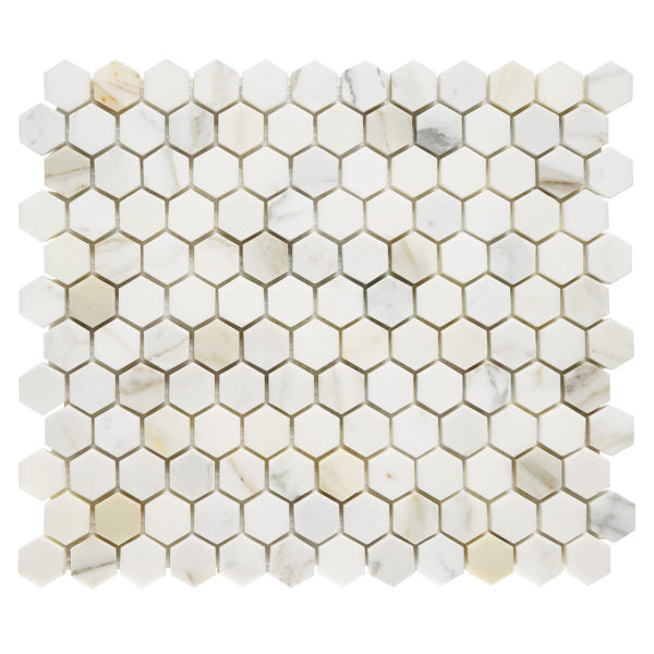 ESSO Calacatta Oro 1 Inch Hexagon Honed PS