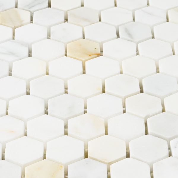 ESSO Calacatta Oro 1 Inch Hexagon Honed PS