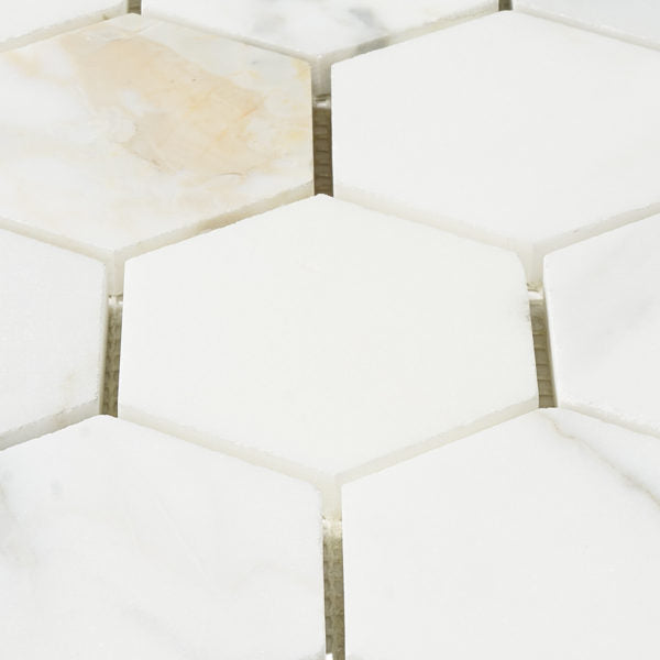 ESSO Calacatta Oro 3 Inch Hexagon Honed PS