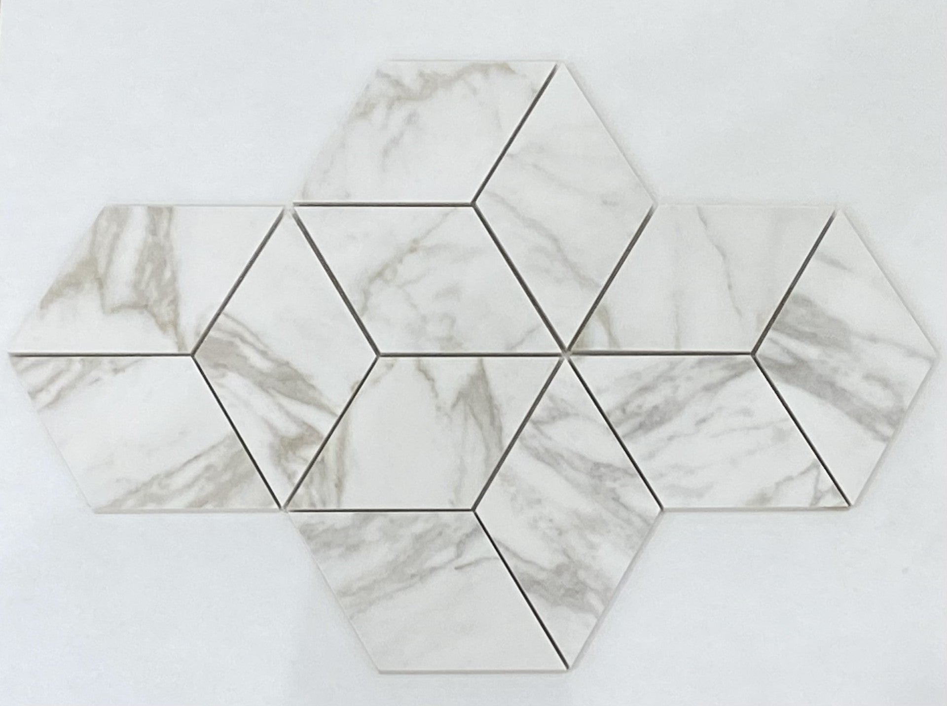 Marvel Edge Royal Calacatta HEX Polished