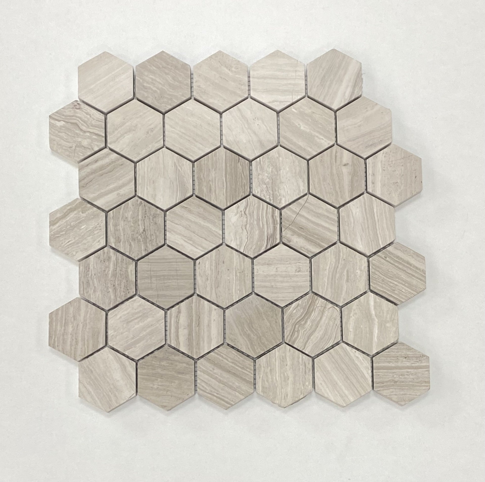 Timber grey Hex 2 x 2 Polished